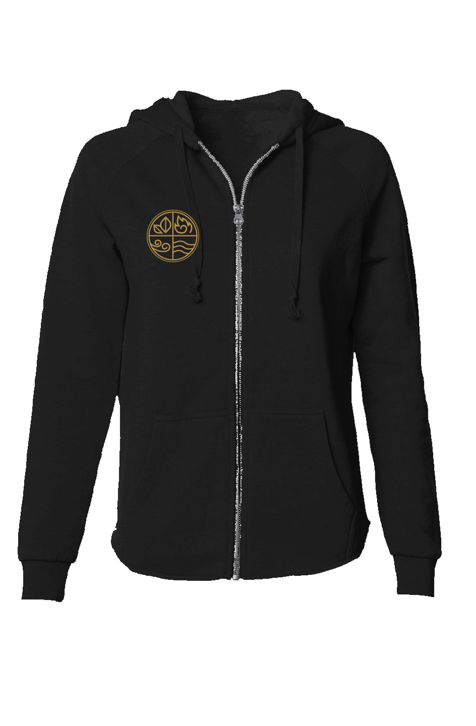 Goddessable Lightweight Wash Zip Hoodie