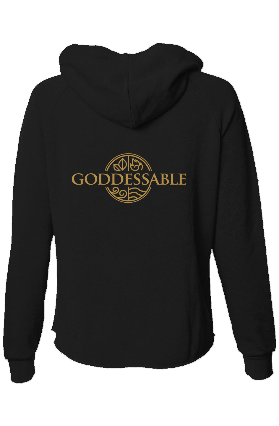 Goddessable Lightweight Wash Zip Hoodie