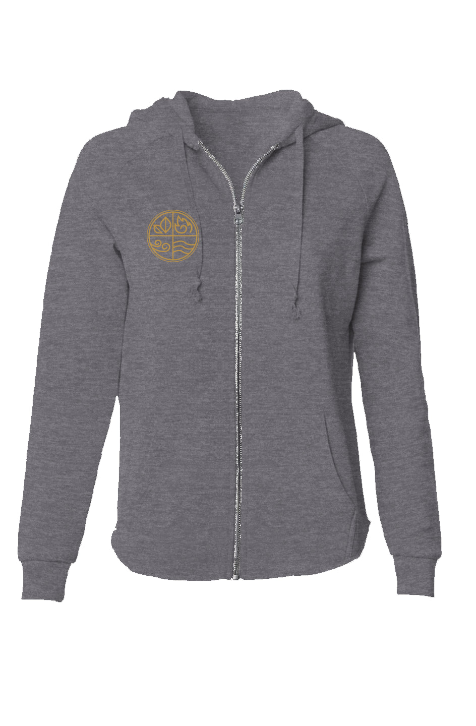 Goddessable Lightweight Wash Zip Hoodie