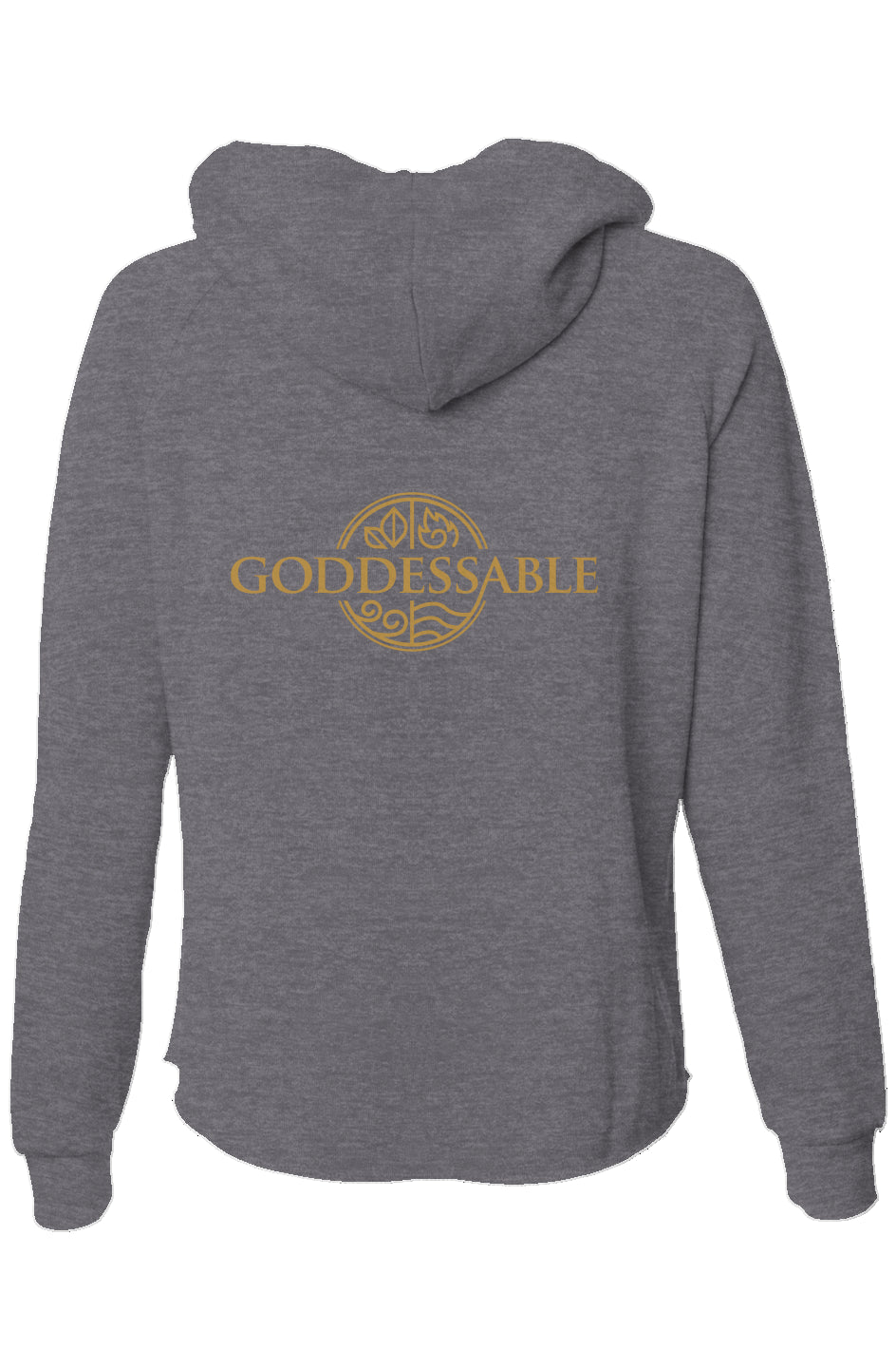 Goddessable Lightweight Wash Zip Hoodie