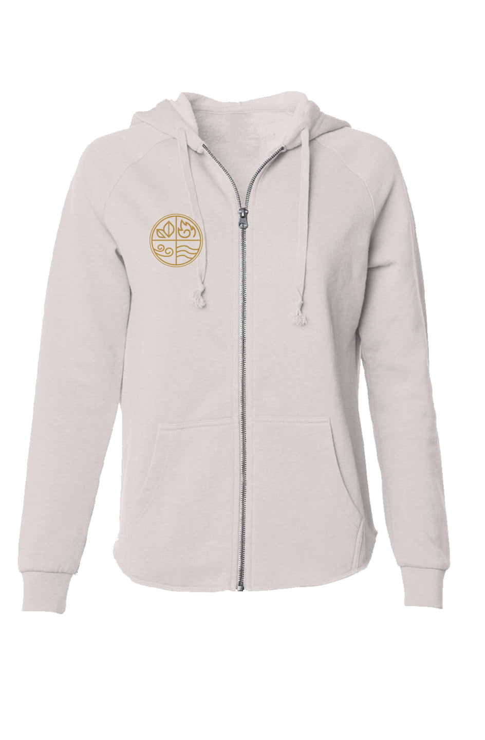 Goddessable Lightweight Wash Zip Hoodie