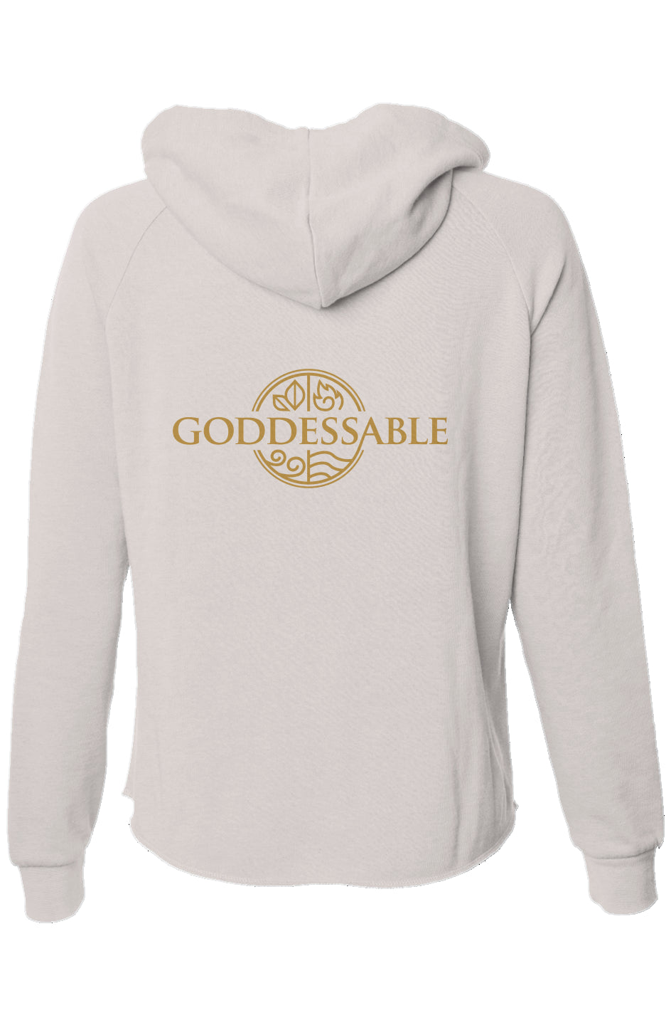 Goddessable Lightweight Wash Zip Hoodie